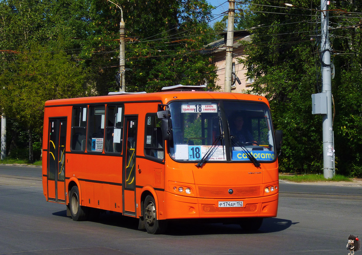 Нижегородская область, ПАЗ-320414-05 "Вектор" № Р 174 АР 152