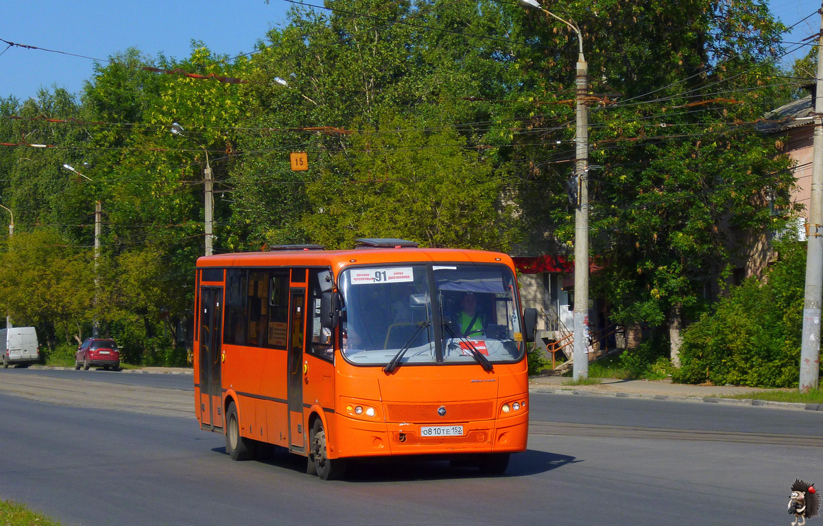 Nizhegorodskaya region, PAZ-320414-04 "Vektor" č. О 810 ТЕ 152