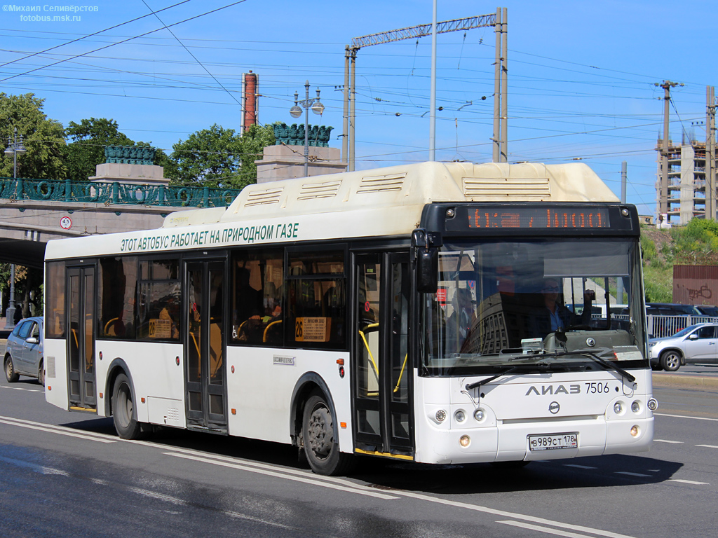 Санкт-Петербург, ЛиАЗ-5292.71 № 7506