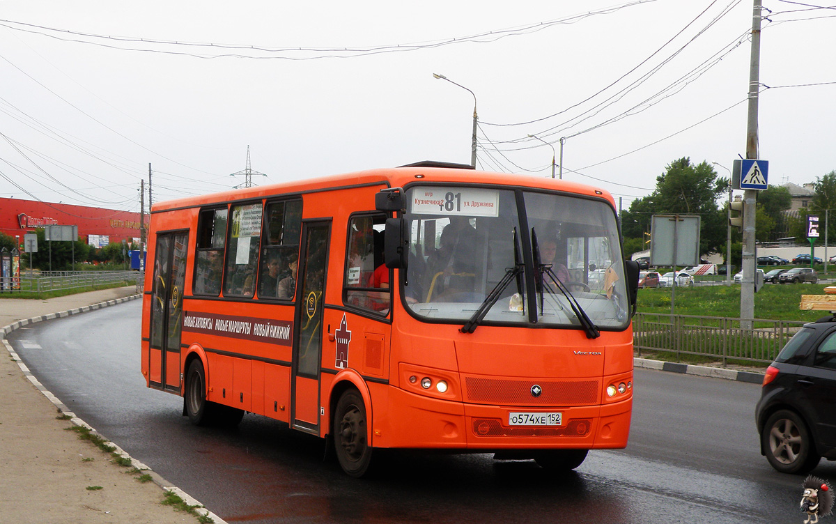 Нижегородская область, ПАЗ-320414-05 "Вектор" № О 574 ХЕ 152