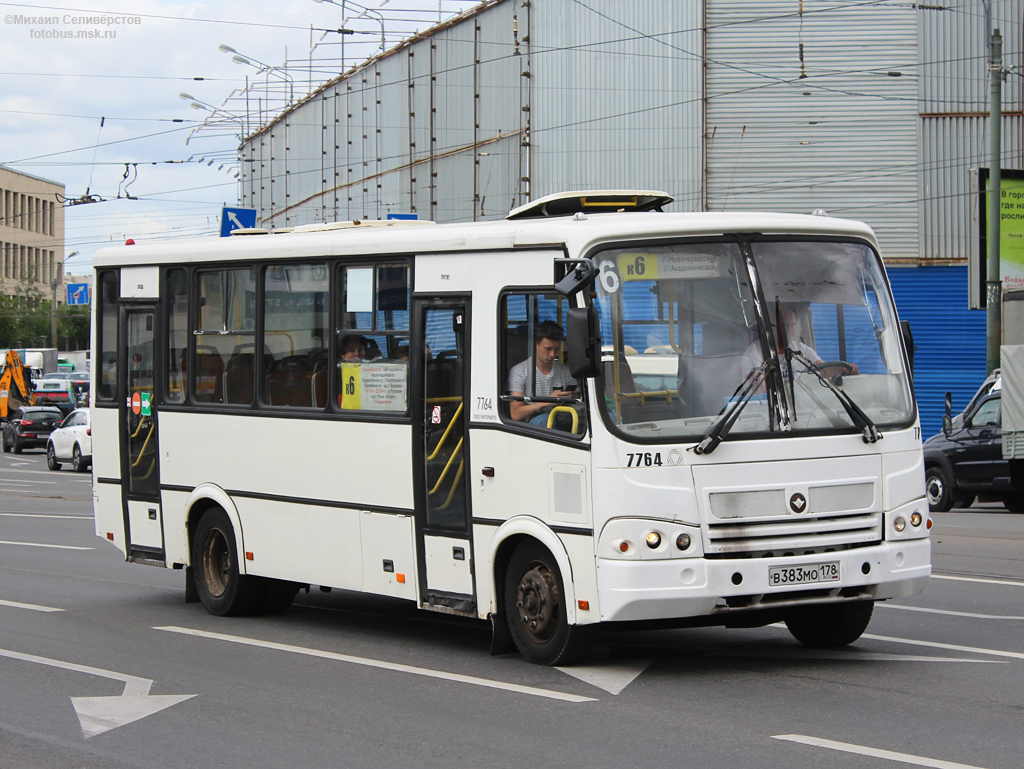 Санкт-Петербург, ПАЗ-320412-05 № 7764