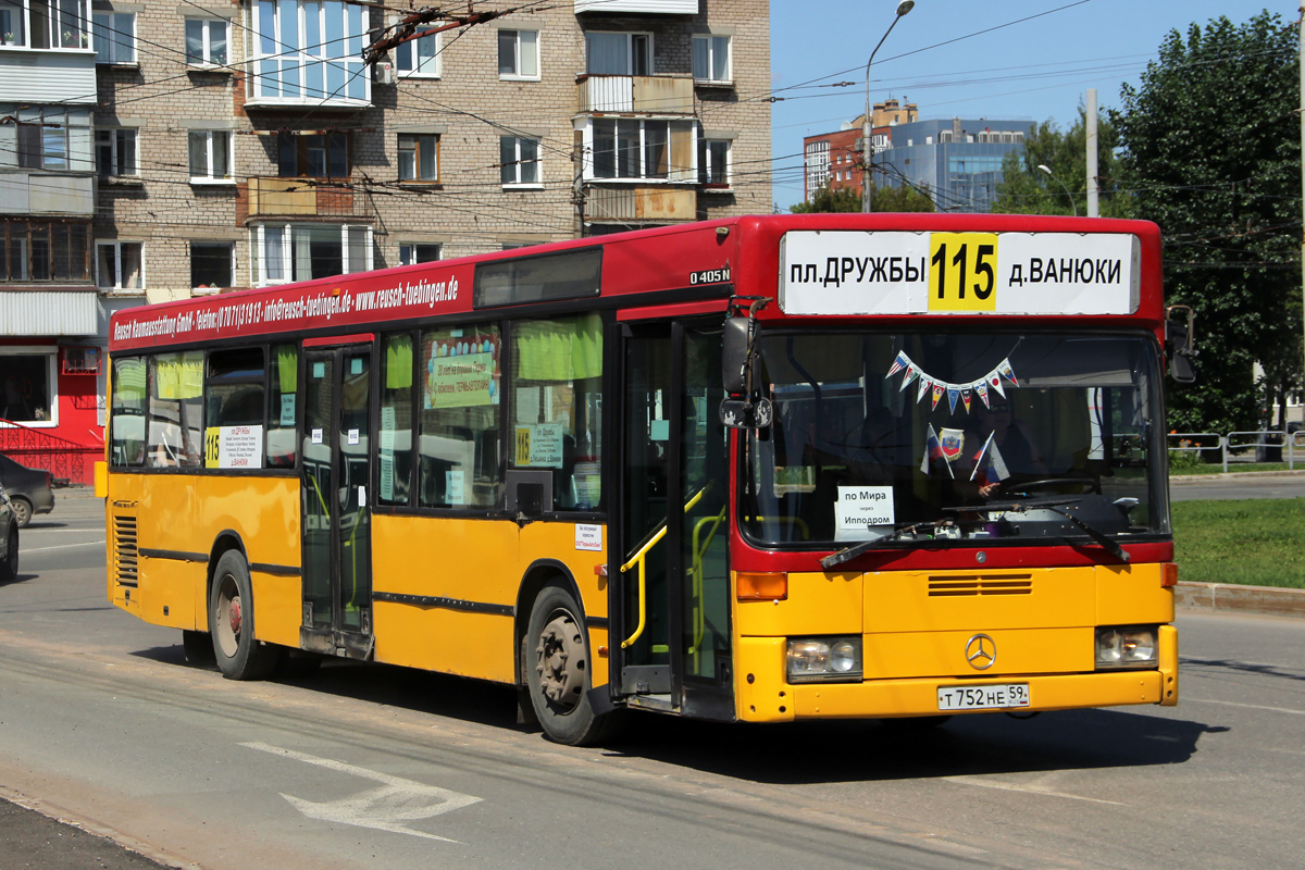 Пермский край, Mercedes-Benz O405N2 № Т 752 НЕ 59