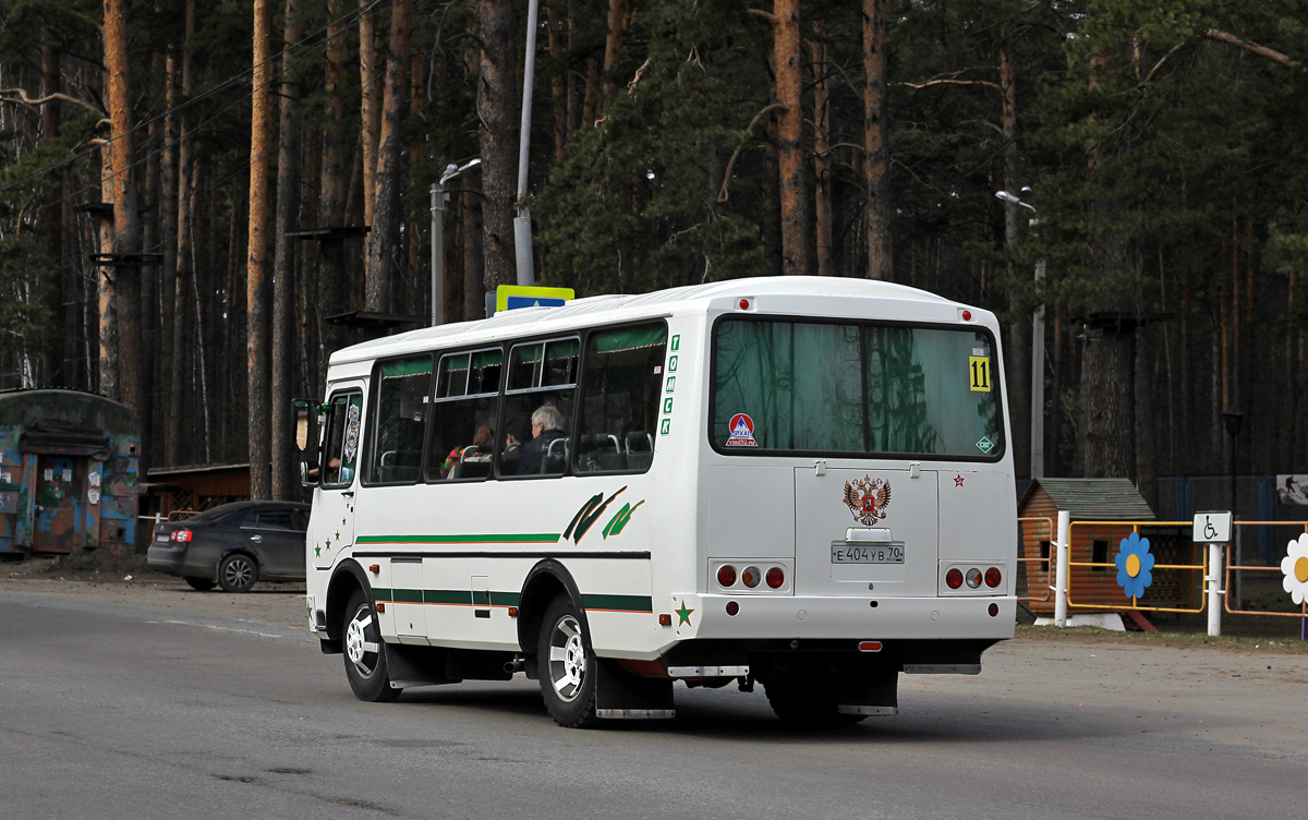 Томская область, ПАЗ-32054 № Е 404 УВ 70