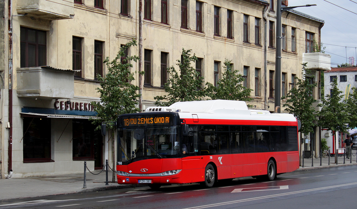 Литва, Solaris Urbino III 12 CNG № 780