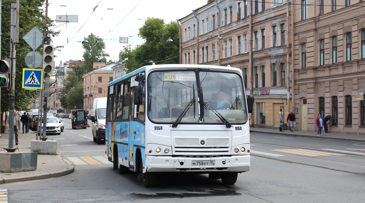 Санкт-Петербург, ПАЗ-320402-05 № 9158