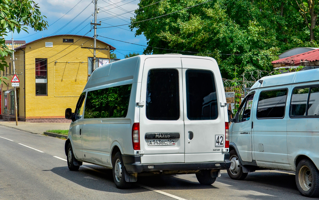 Ставропольский край, LDV Maxus (ГАЗ) № А 143 ВС 134