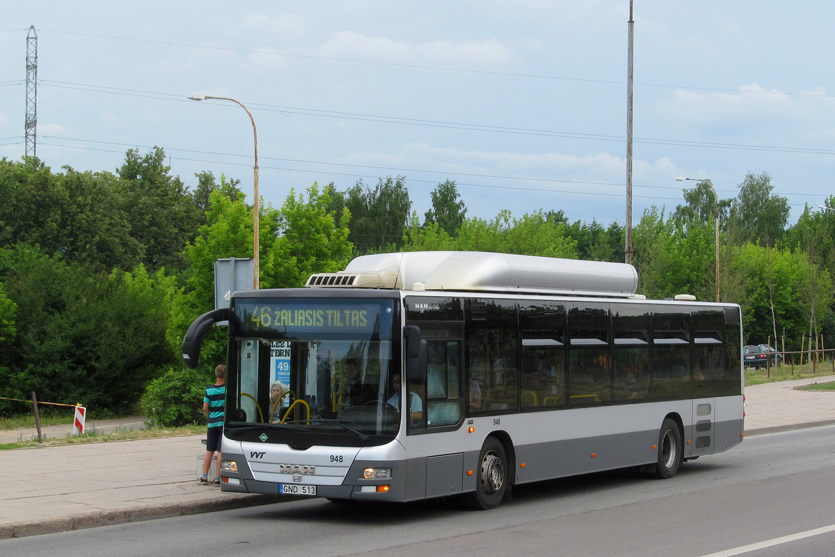 Литва, MAN A21 Lion's City NL273 CNG № 948