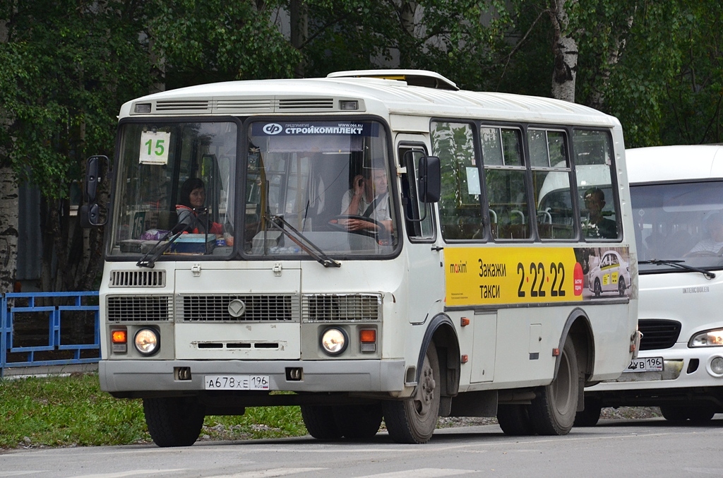 Свердловская область, ПАЗ-32054 № А 678 ХЕ 196