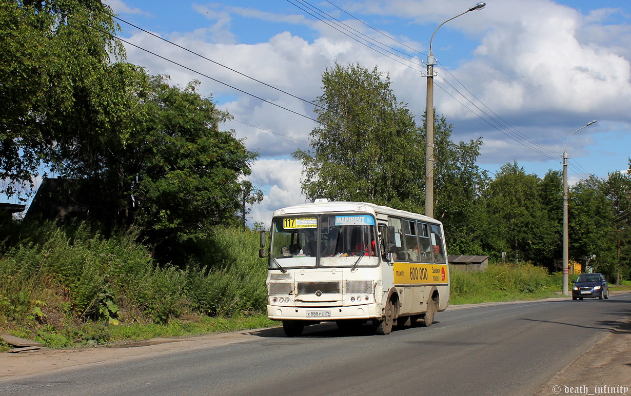 Архангельская область, ПАЗ-32054 № К 888 РЕ 29