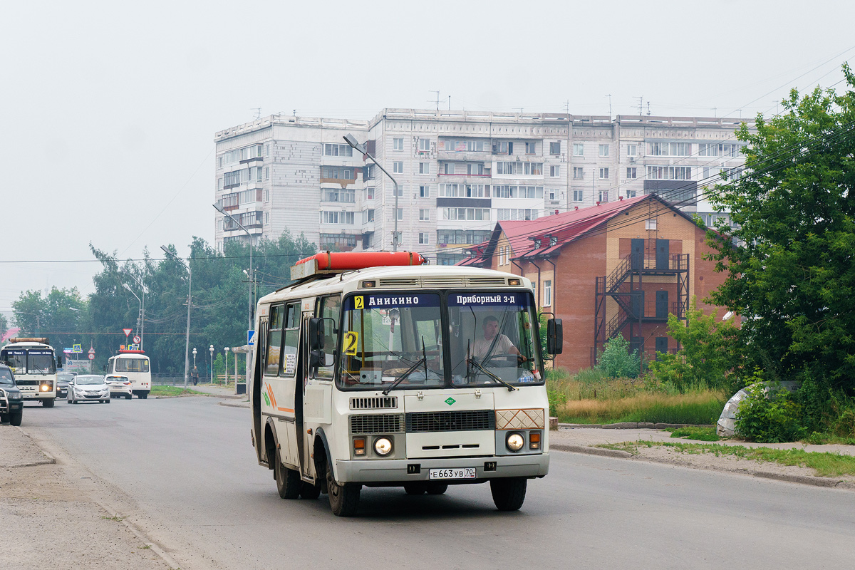 Томская область, ПАЗ-32054 № Е 663 УВ 70