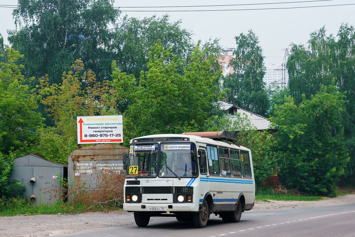 Томская область, ПАЗ-32054 № К 056 ЕС 70