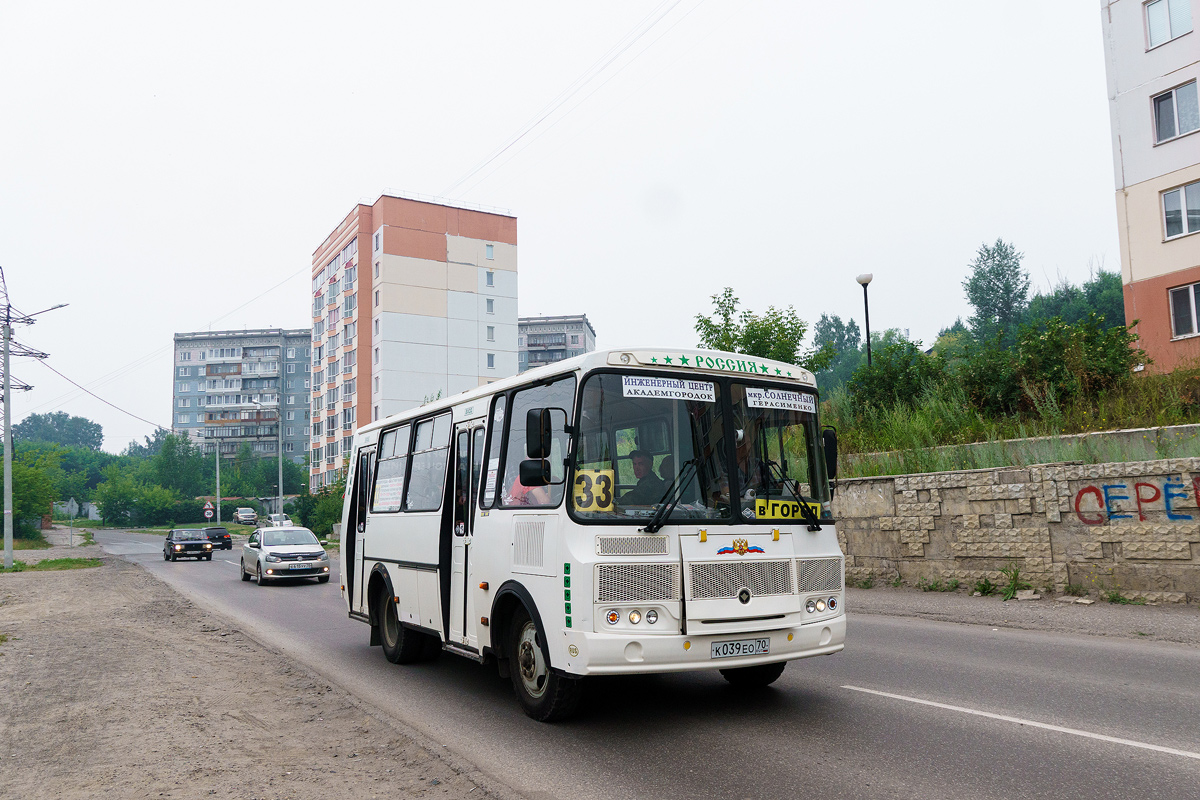 Томская область, ПАЗ-32054 № К 039 ЕО 70