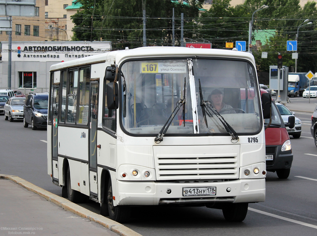 Санкт-Петербург, ПАЗ-320402-05 № 8795