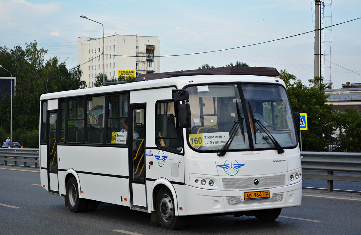 Тюменская область, ПАЗ-320412-04 "Вектор" № АВ 964 72