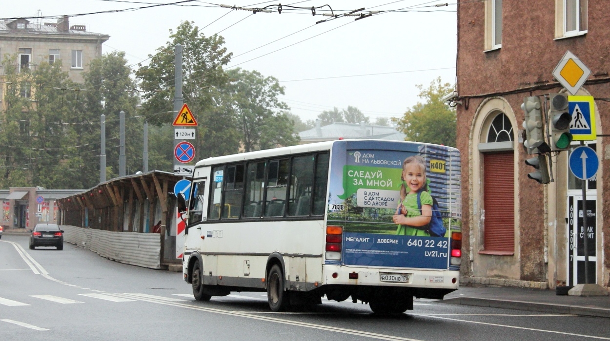 Санкт-Петербург, ПАЗ-320412-05 № 7838