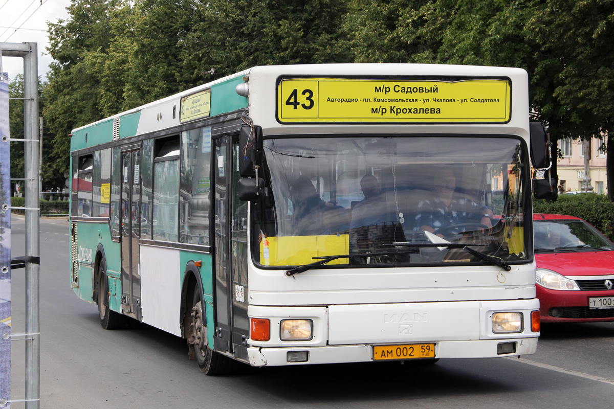 Пермский край, MAN A10 NL312 № АМ 002 59