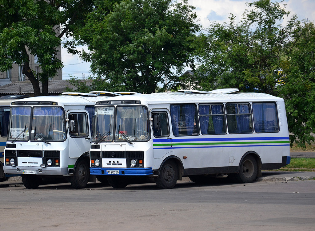 Волынская область, ПАЗ-32054 № AC 2455 BT