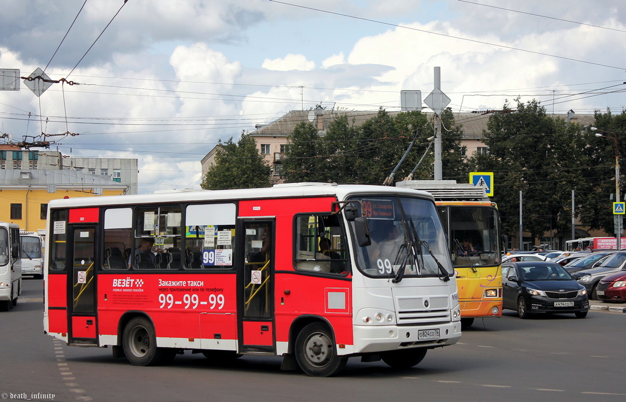 Ярославская область, ПАЗ-320402-05 № О 824 СО 76