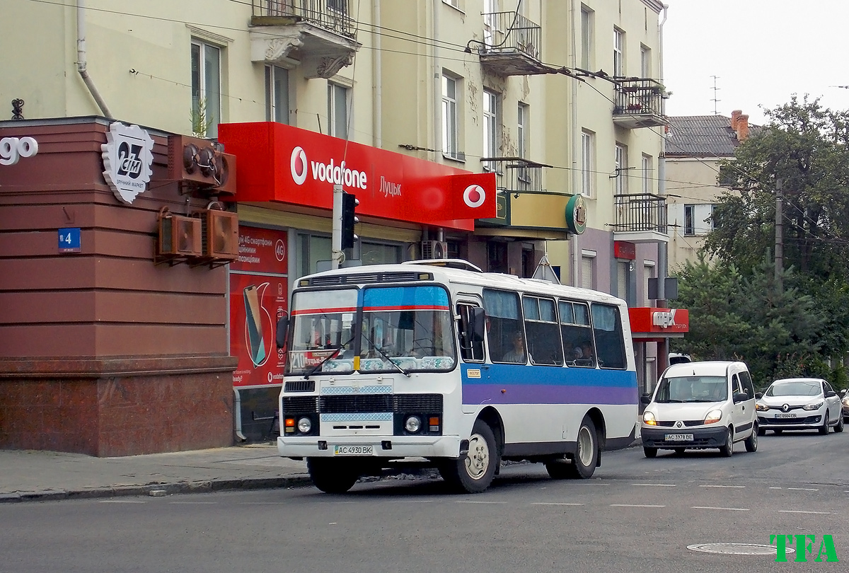 Волынская область, ПАЗ-3205  (все) № AC 4930 BK