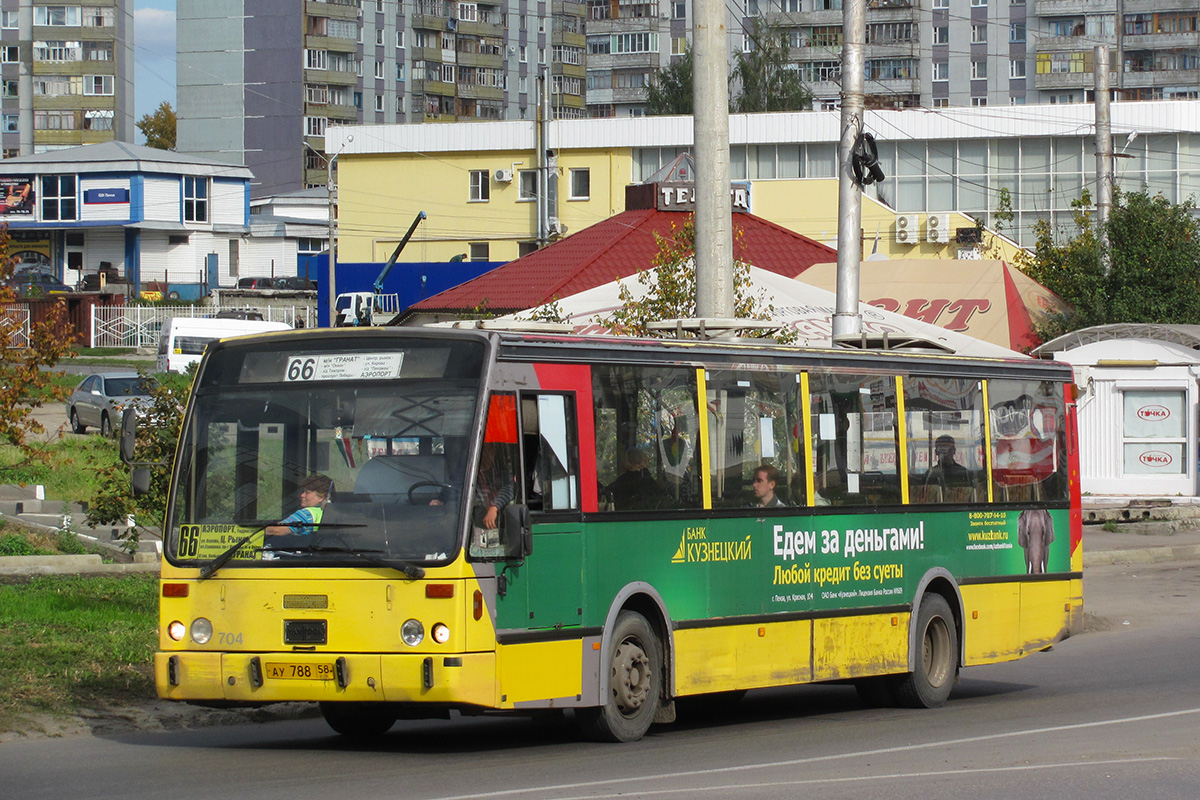 Penza region, Van Hool A600 č. АУ 788 58