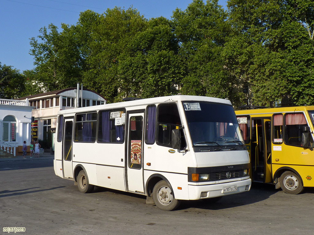 Севастополь, БАЗ-А079.14 "Подснежник" № А 107 ЕС 92