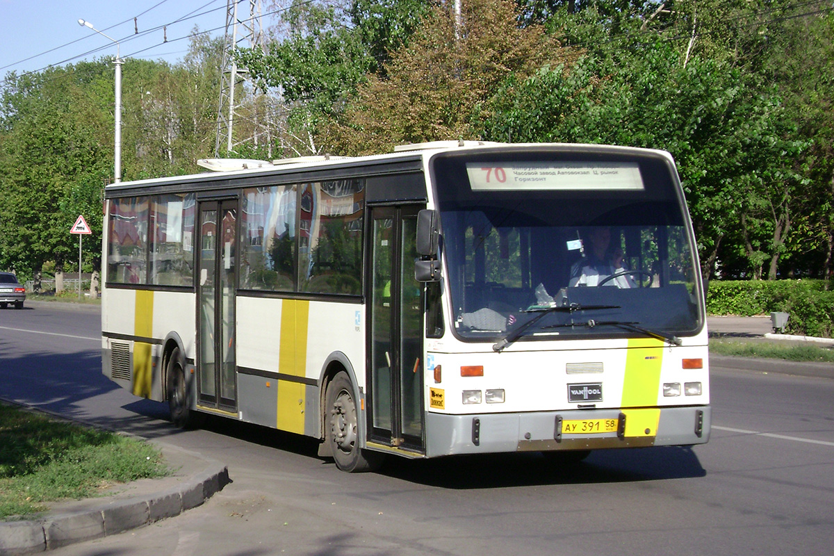 Пензенская область, Van Hool A600 № АУ 391 58