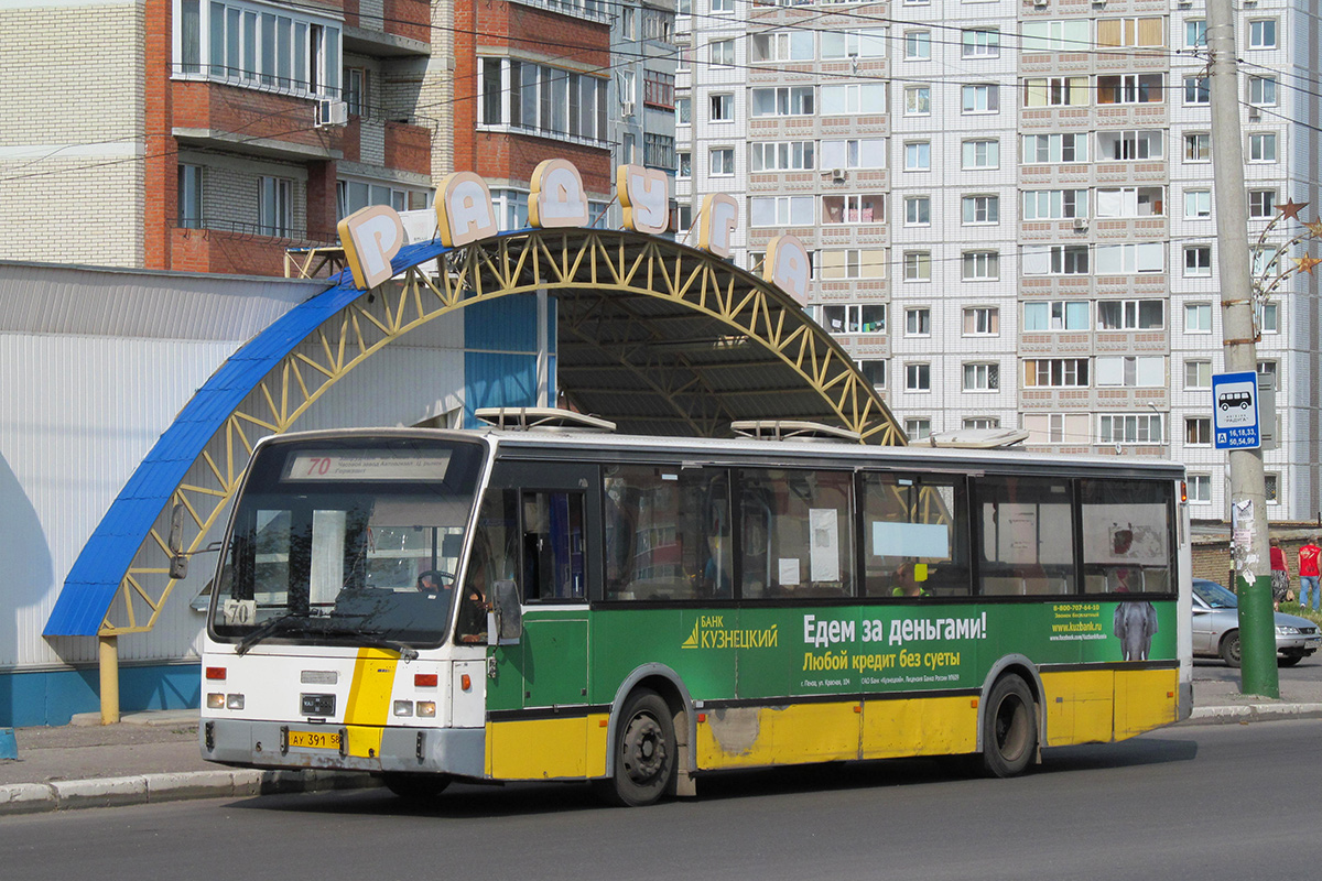 Пензенская область, Van Hool A600 № АУ 391 58