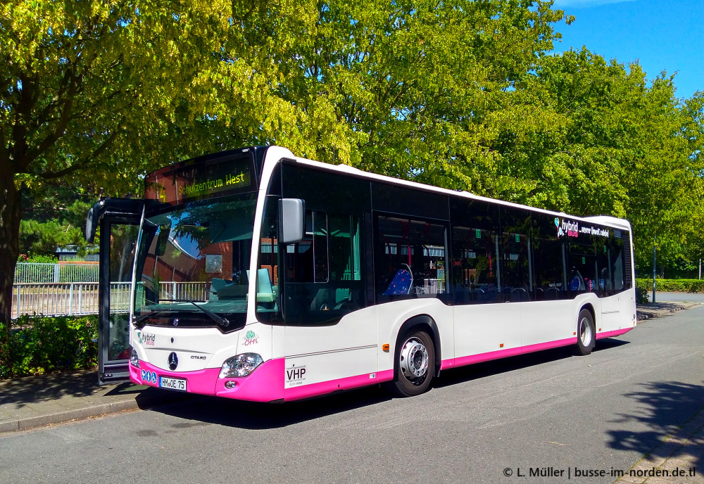 Нижняя Саксония, Mercedes-Benz Citaro C2 hybrid № 75