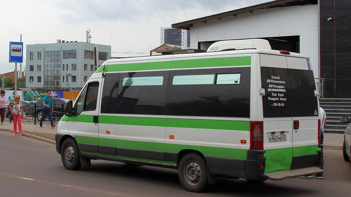 Бурятия, FIAT Ducato 244 CSMMC-RLL, -RTL № В 963 МВ 03