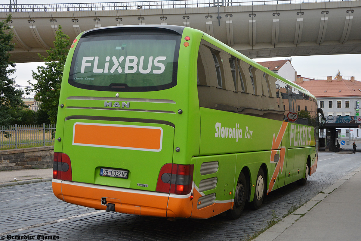 Хорватия, MAN R08 Lion's Coach L RHC444 L № SB 0032-NG