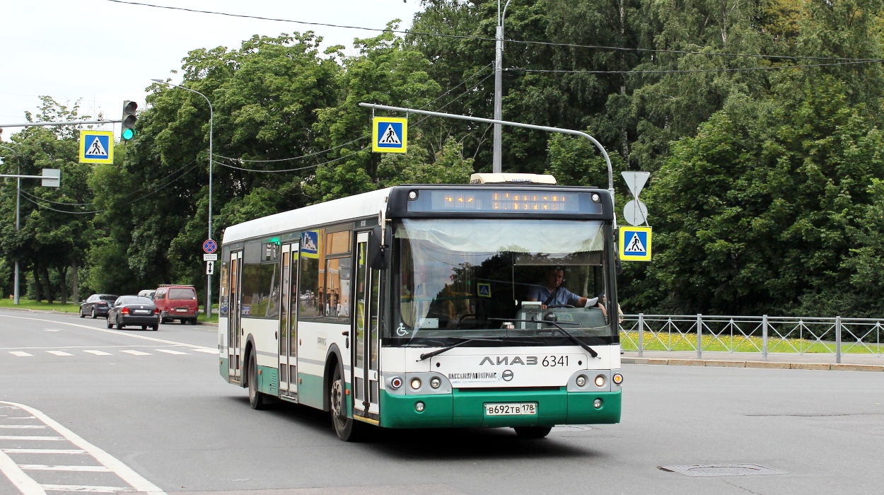 Sanktpēterburga, LiAZ-5292.60 № 6341