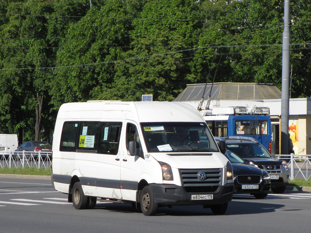 Санкт-Петербург, БТД-2219 (Volkswagen Crafter) № 2755