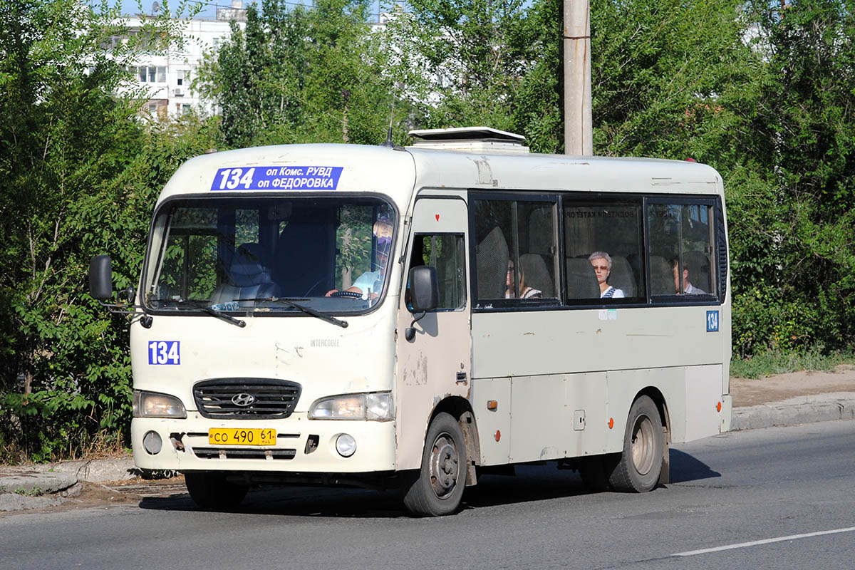 Самарская область, Hyundai County SWB C08 (РЗГА) № СО 490 61