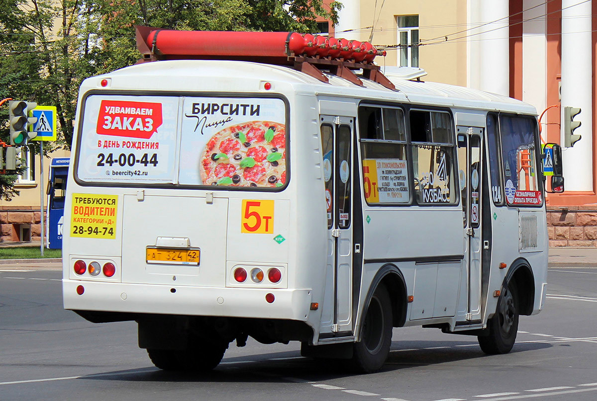 Кемеровская область - Кузбасс, ПАЗ-32054 № 124