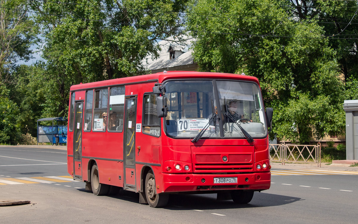 Ярославская область, ПАЗ-320402-14 № 826