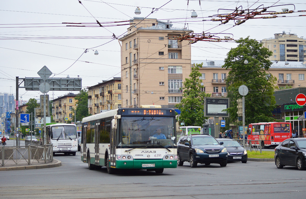 Санкт-Петербург, ЛиАЗ-5292.60 № 6391