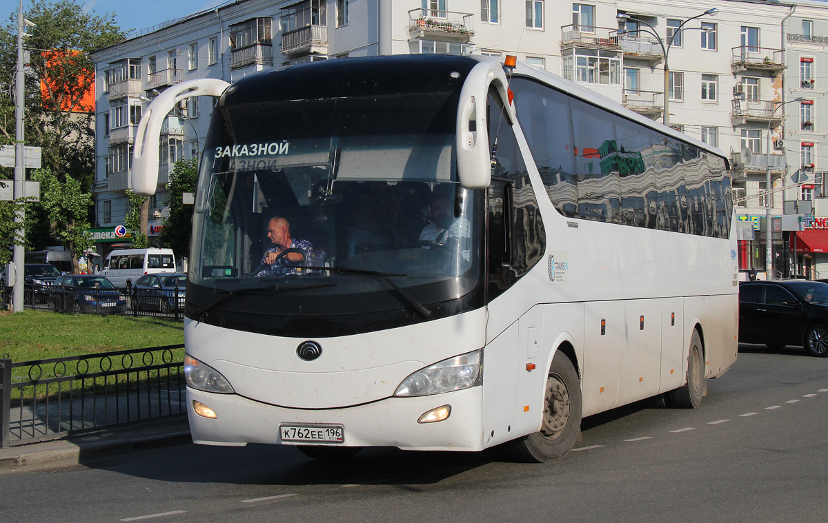 Свердловская область, Yutong ZK6129H № К 762 ЕЕ 196