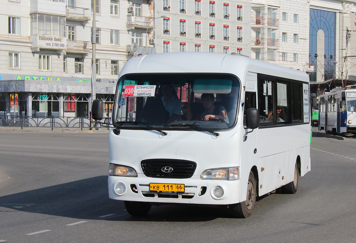 Свердловская область, Hyundai County LWB (ТагАЗ) № КВ 111 66