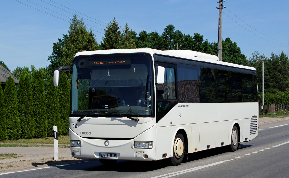 Литва, Irisbus Crossway 10.6M № 80