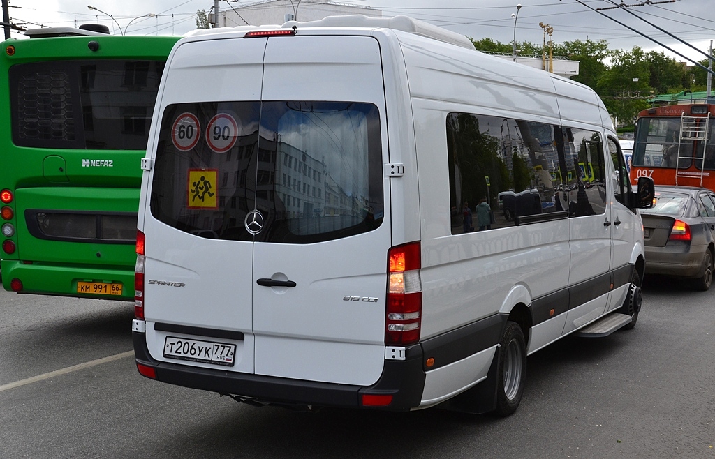 Свердловская область, Луидор-223602 (MB Sprinter) № Т 206 УК 777