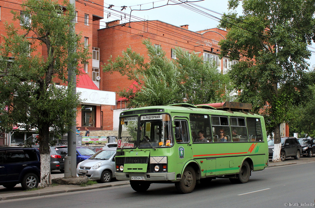 Томская область, ПАЗ-32054 № К 535 ЕМ 70