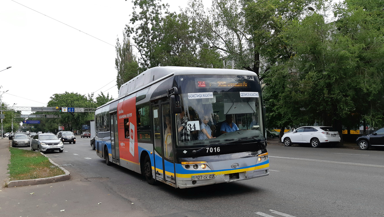 Алматы, Guilin Daewoo GDW6126CNG (СемАЗ) № 7016