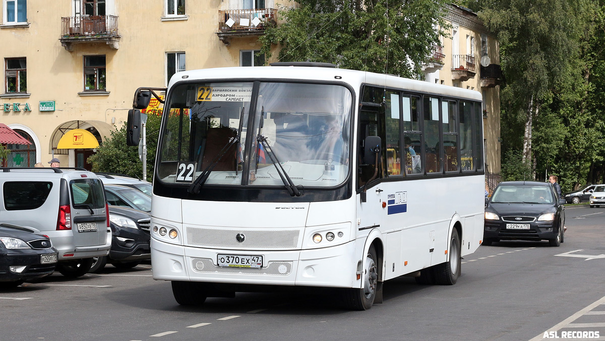 Ленинградская область, ПАЗ-320412-05 "Вектор" № О 370 ЕХ 47