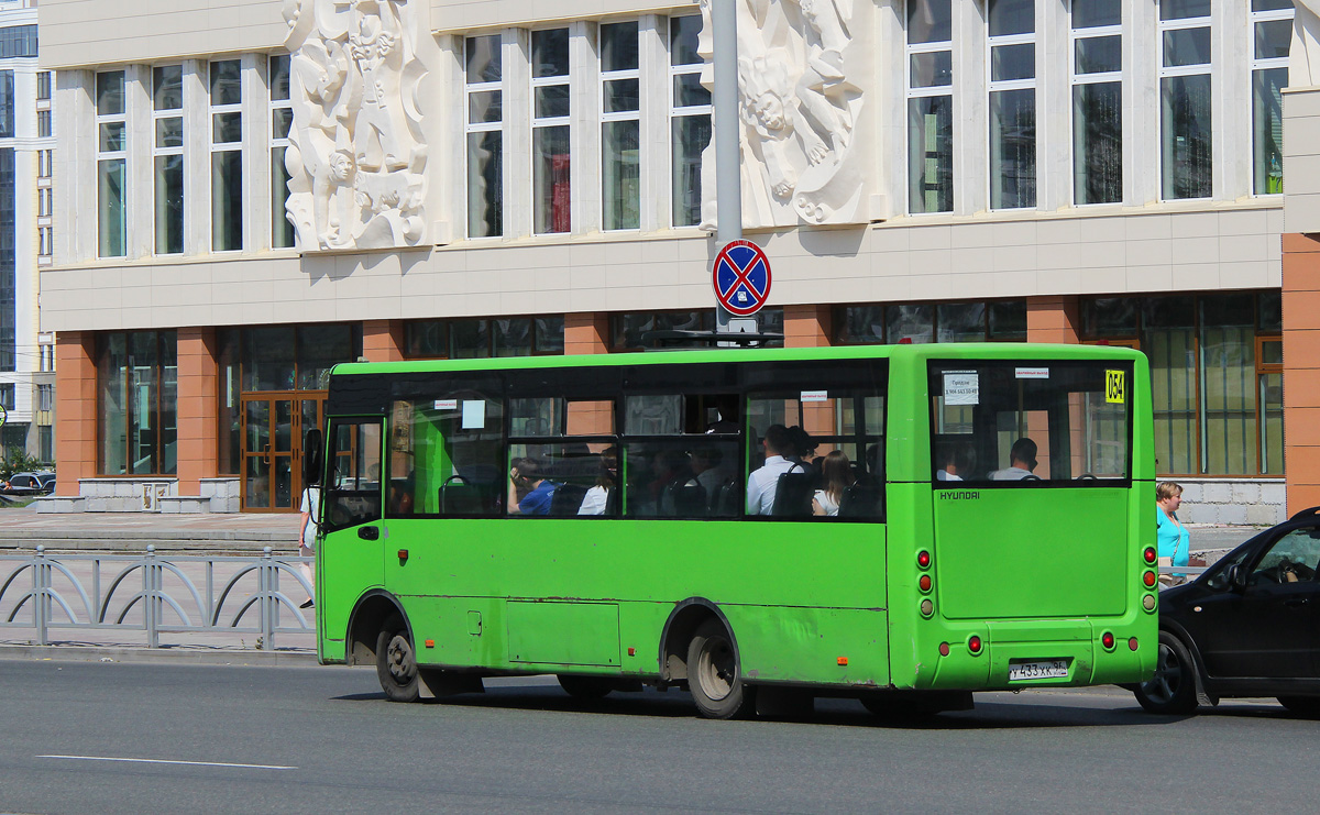 54 автобус в Перми - маршрут на карте c остановками.