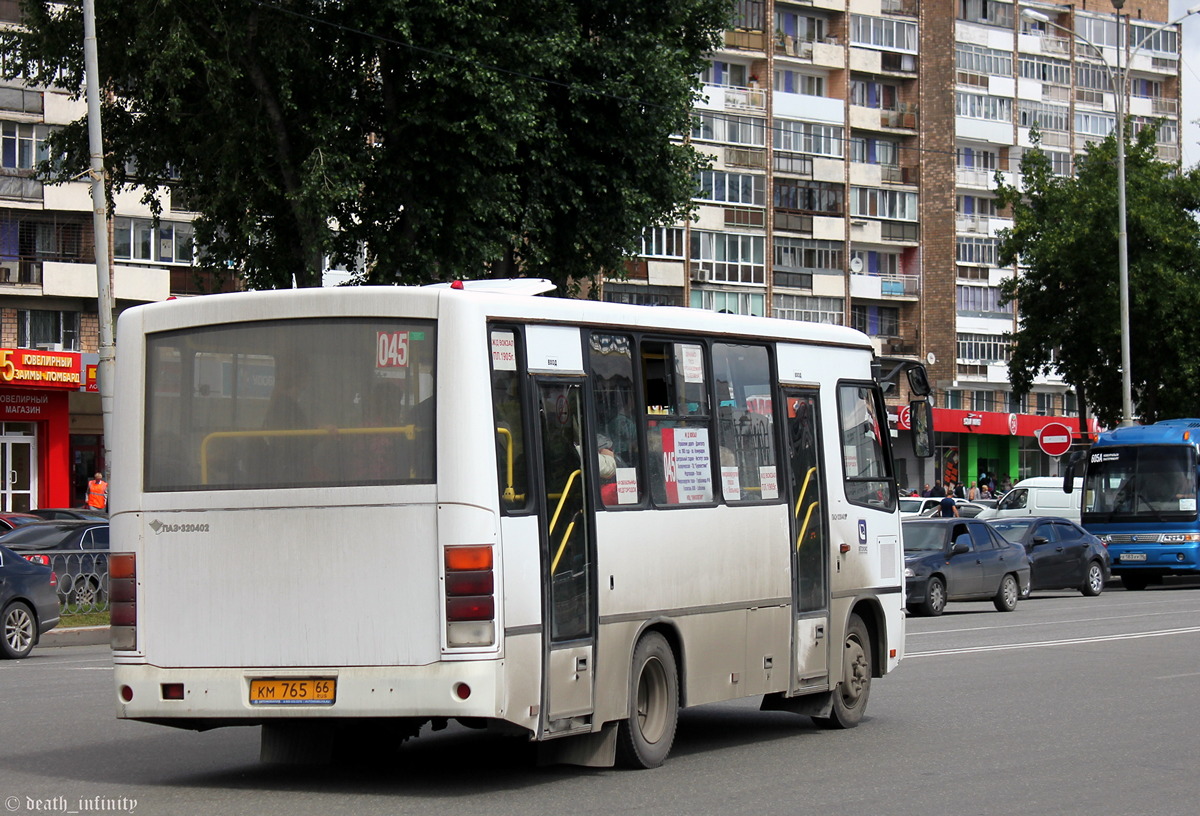 Свердловская область, ПАЗ-320402-05 № КМ 765 66