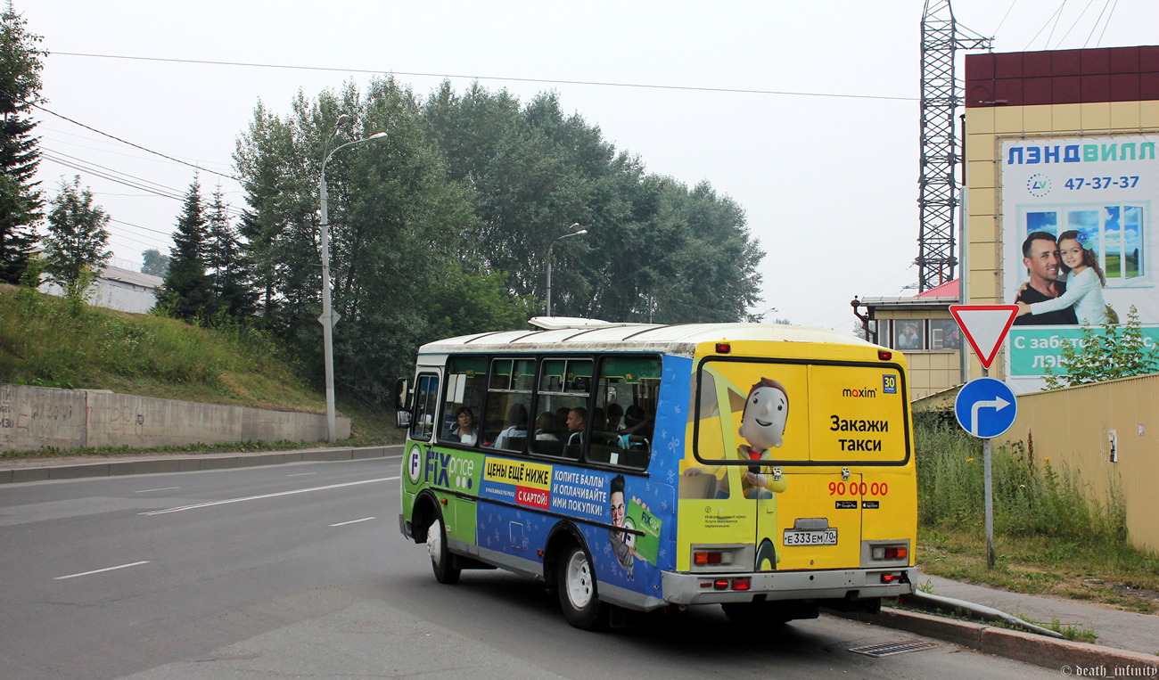 Томская область, ПАЗ-32054 № Е 333 ЕМ 70