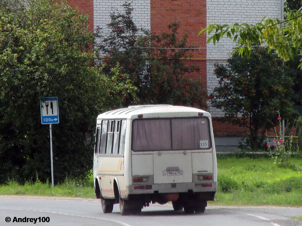 Чувашия, ПАЗ-32053 № Н 798 НА 152