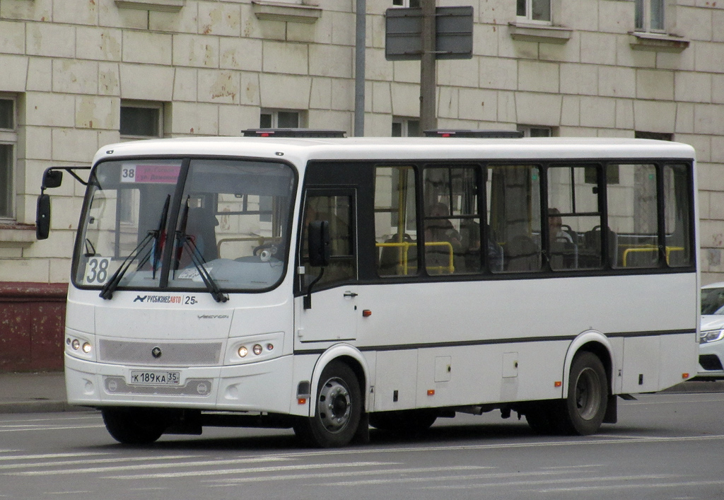 Вологодская область, ПАЗ-320412-05 "Вектор" № К 189 КА 35