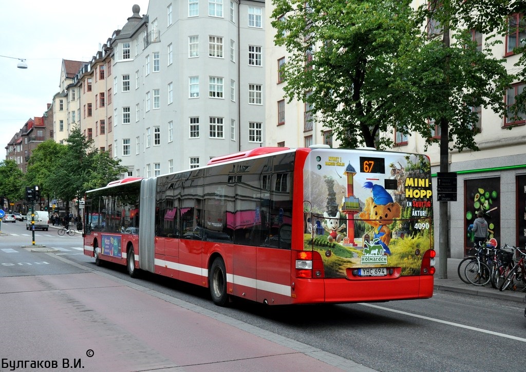 Швеция, MAN A23 Lion's City G NG323 № 4090