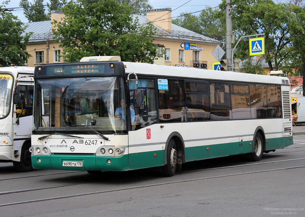 Санкт-Петербург, ЛиАЗ-5292.60 № 6247